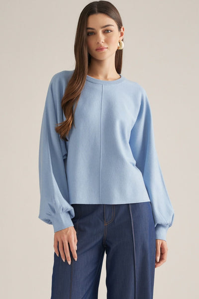 Balloon Sleeve Sweater by Entro