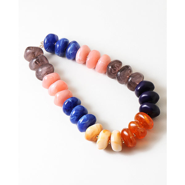 Chunky Multicolor Beaded Necklace
