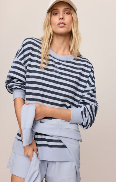 The Everyday Striped Crew Eclipse by Z Supply