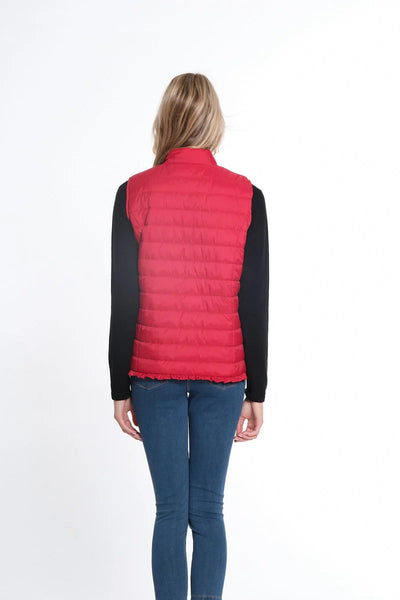 Quilted Vest Red by Multiples