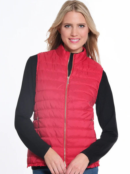 Quilted Vest Red by Multiples
