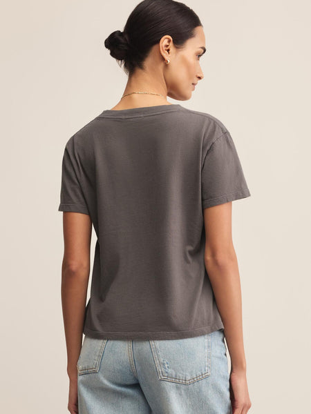 Weekdays V-Neck Tee Washed Grey by Z Supply