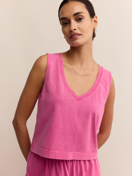 Sloane V-Neck Top Island Pink by Z Supply