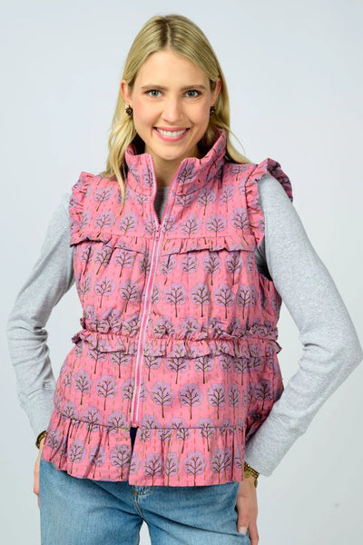 Kantha Stitched Vest by Ivy Jane