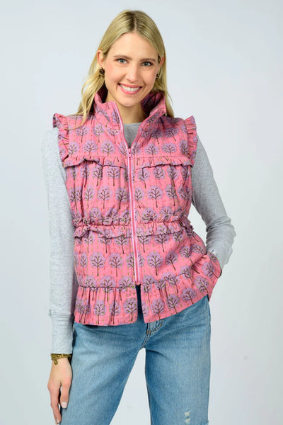 Kantha Stitched Vest by Ivy Jane