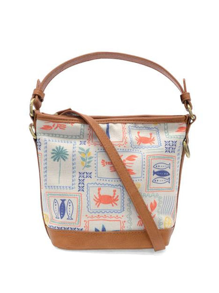Canvas Bucket Crossbody Coastal Charm by Joy Susan