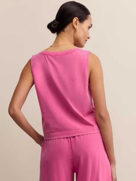Sloane V-Neck Top Island Pink by Z Supply
