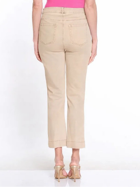 Flare Leg Denim Crop Jean by Multiples