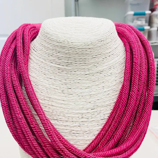 Slub 8 Strand Necklace by Two Forty-Two