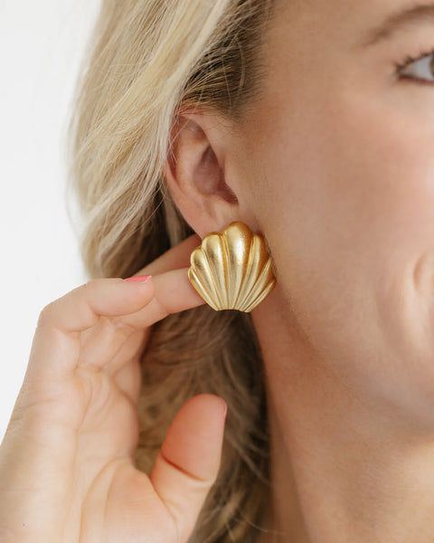 Marbella Studs Gold by Susan Shaw