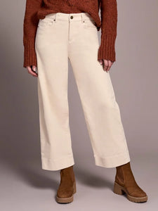 Soft Stretch Corduroy Ankle Pant Moonstone by Tribal