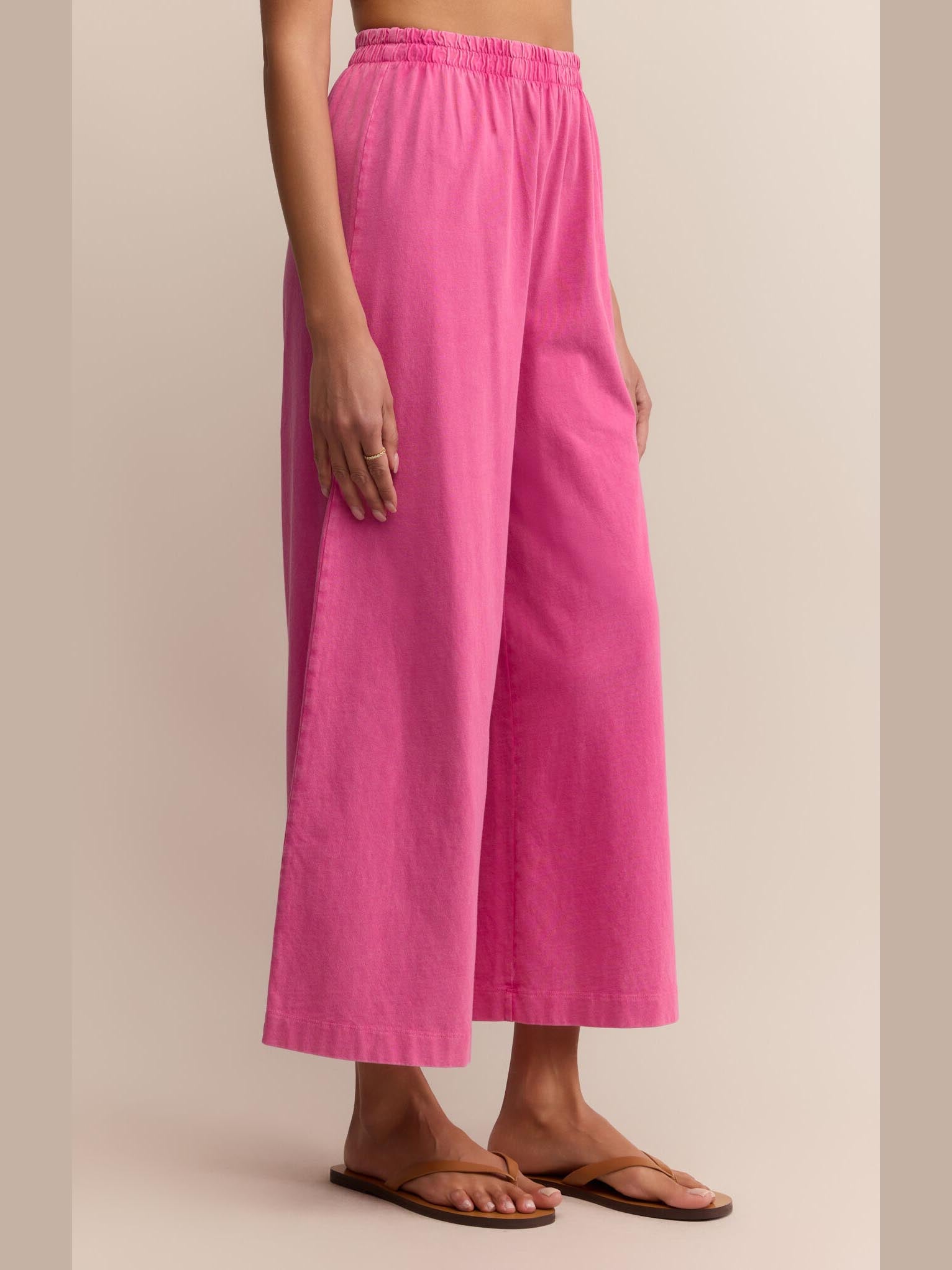 Scout Jersey Flare Pant Island Pink by Z Supply