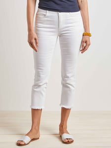 Stretch Denim Capri White by Habitat