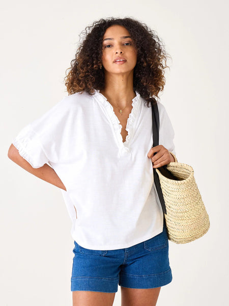 Amelia Ruffle Tee by Mersea