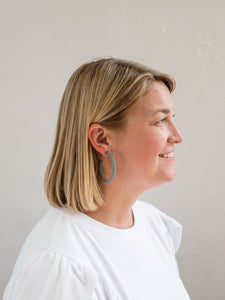 Gray Earrings by Michelle McDowell